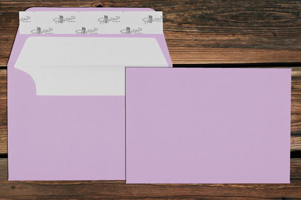 Briefhüllen mit Seidenfutter C6 114x162 mm Haftklebend Orchidee gerippt 100 g/qm